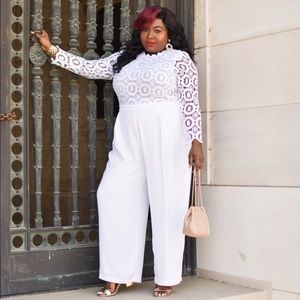 Lace Wide Leg Jumpsuit